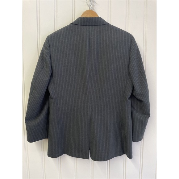 Levis Blazer Vintage Mens 42S Gray Sport Coat Jacket Two Button Made In USA! - Picture 12 of 15